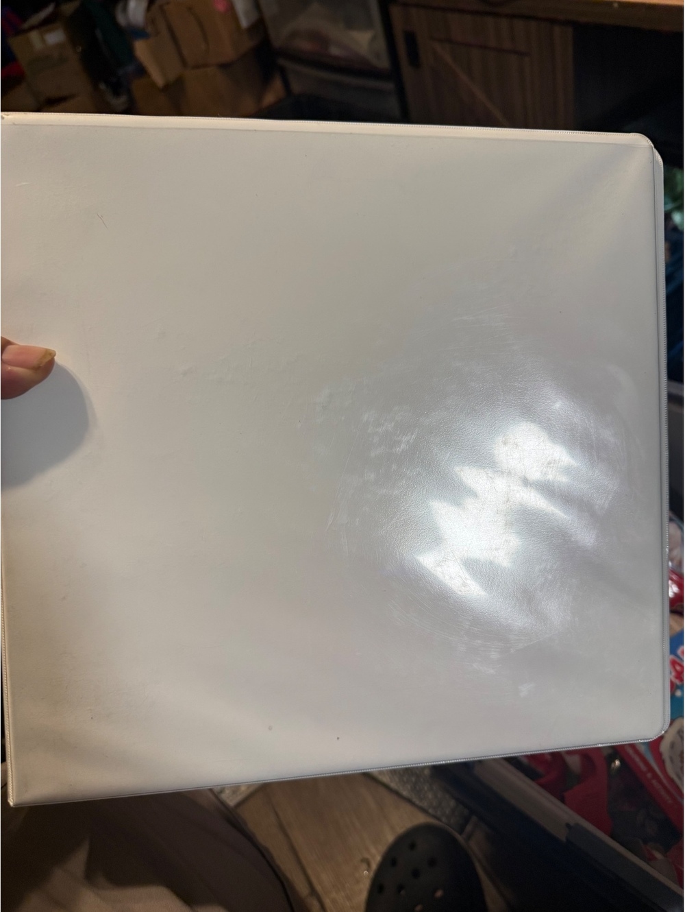 Samsill White 3-Ring Binder with Metal Rings